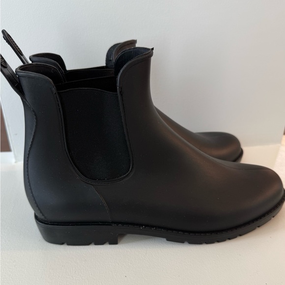 Rain boots Capelli of New York Black , NWOT, sz 10 - Picture 1 of 4